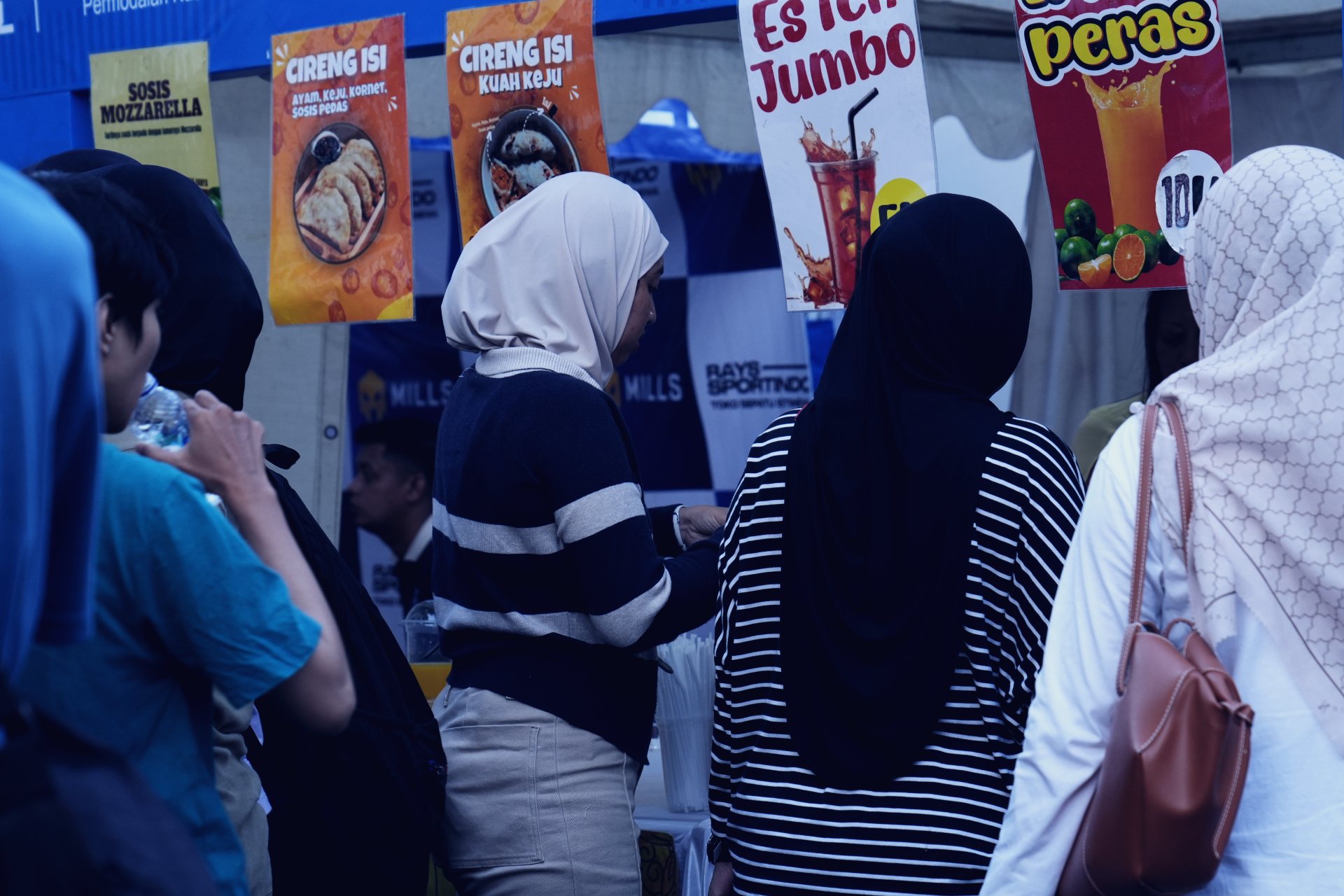 Fanzone UMKM PNM di dalam venue