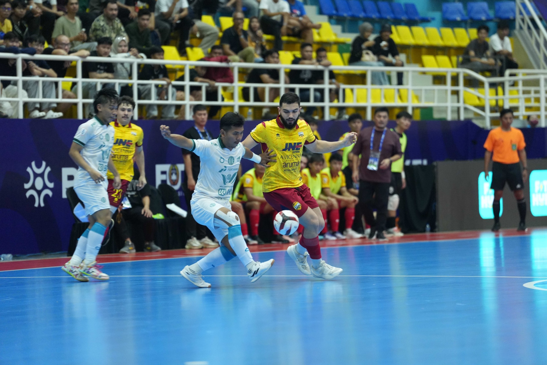 Aksi pertandingan Futsal Super Cup Jakarta 2026